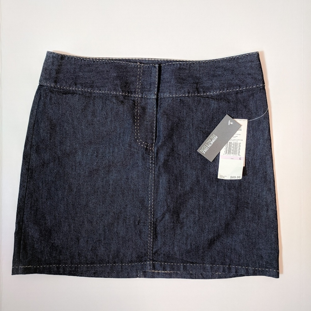 NWT Kenneth Cole Reaction Denim Skirt